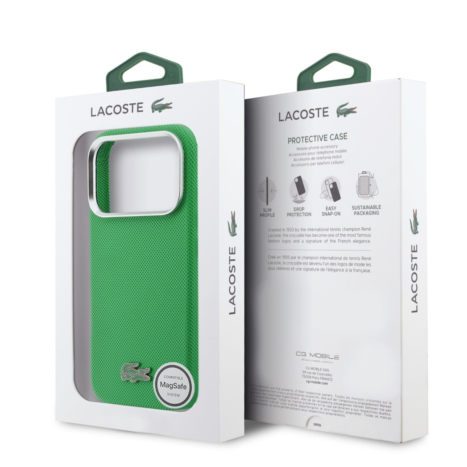 Amazon.co.jp: LACOSTE iPhone 17 Pro Max用ケース MagSafe対応